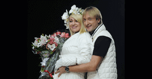 プルシェンコと妻ヤナの画像