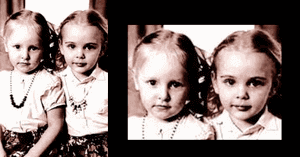 プーチン大統領の2人の娘の画像
